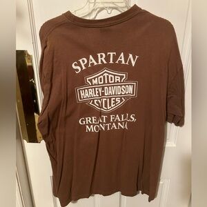 Men’s Vintage Harley-Davidson T-shirt size XL Spartan Great Falls, Montana